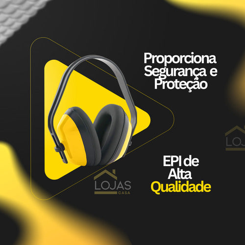 Abafador Ruído Tipo Concha Protetor Ouvido Profissional