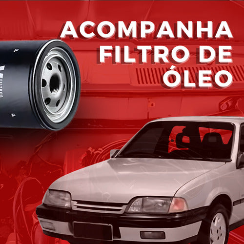 Kit Troca De Oleo 20w50 Filtro Gm Kadett Omega Vectra Corsa