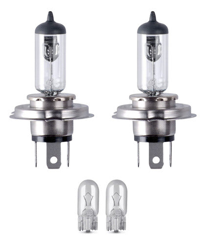 Par Lâmpadas Halógena 60/55w 12v Farol Carro H1 /h3 / H4/ H7
