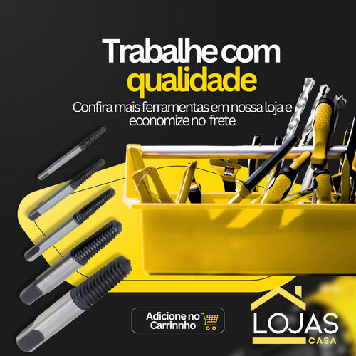 Jogo Extratores De Porcas E Parafusos Com 5 Peças /
