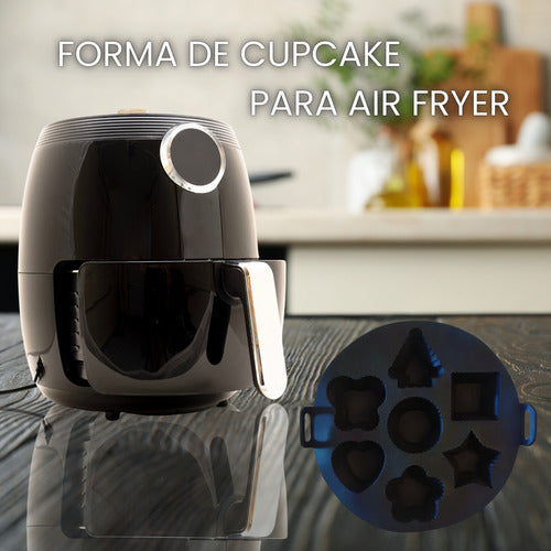 Forma De Cupcake Silicone Para Air Fryer / Lojas Casa