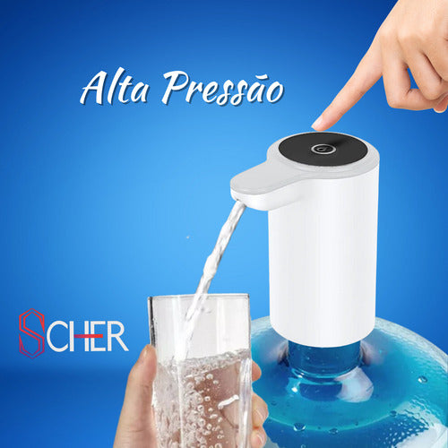 Bomba Elétrica Recarregável Para Galão De Água  Bivolt Usb