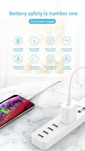 Carregador Fonte Para iPhone X Xr 11 12 13 14 Pro Max + Cabo