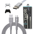 Cabo Usb-c Para Carga Controle Ps5 Trançado Tático Universal