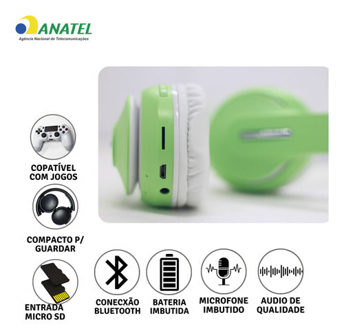 Fone De Ouvido Sem Fio Bluetooth Para  iPhone Android Games