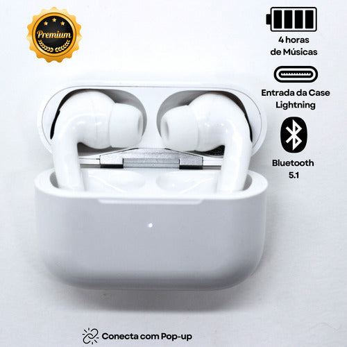 Fone Sem Fio Bluetooth Para iPhone E Android Ultra Premium