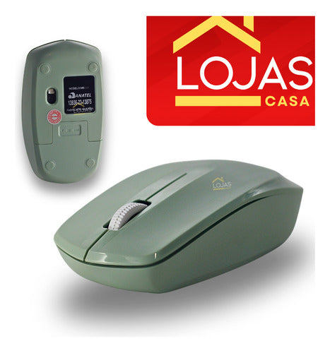Mouse Sem Fio Sensor Óptico Profissional Confortável Cmos Un
