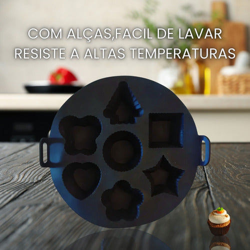 Forma De Cupcake Silicone Para Air Fryer / Lojas Casa