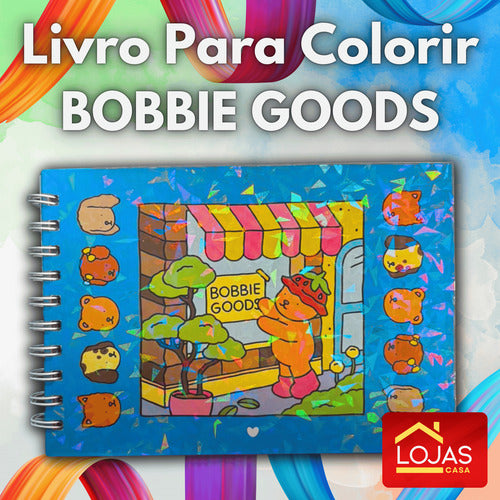 Livro Colorir Goods 50 Folhas Desenhos Bobbie Pintar Acetato