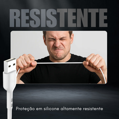 Cabo Turbo Tipo C Para Motorola G9 Ao G84 Edge 4.8a Rápido