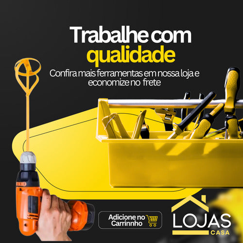 Misturador De Tinta Batedor De Argamassa Sds Furadeiras