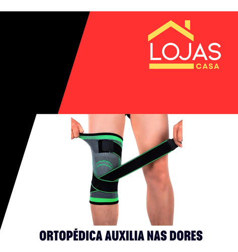 Joelheira Compressão Confortável Ajustável Tensor De Lesões