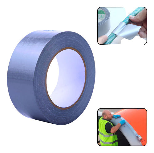 Rolo Fita Adesiva Silver Tape Multiuso Prova D'água Vedante