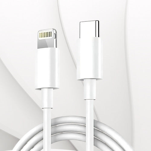 Fonte Carregador + Cabo Usb-c Para iPhone X 11 12 13 14 25w