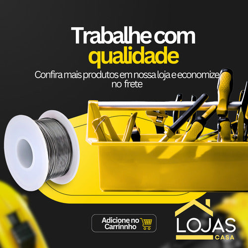 Rolo Fio De Solda Estanho 1mm Eletrônica Profissional 40g
