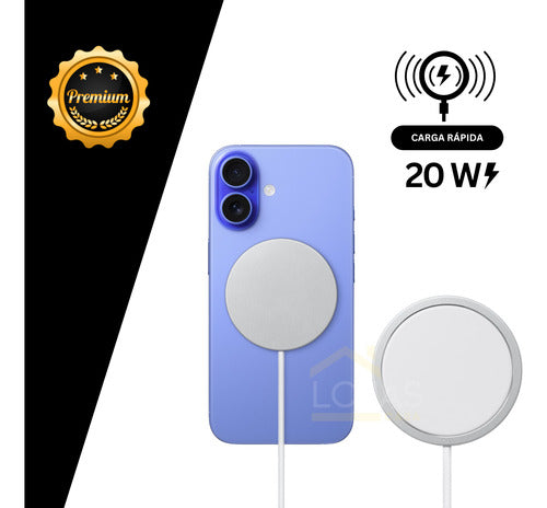 Cabo Recarga Sem Fio Indução Para iPhone 11 12 13 14 15 16