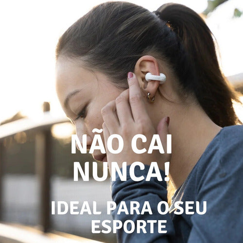 Fone De Ouvido Brinco Bluetooth Corrida Esporte Anti Queda