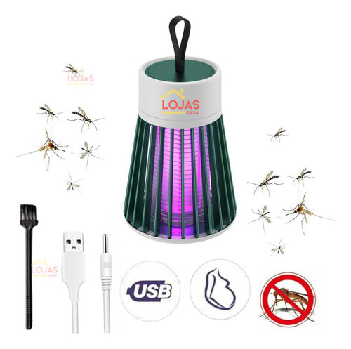 Lâmpada Led Armadilha Repelente Elétrico Mosquito Pernilongo