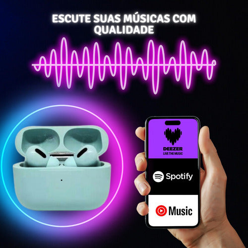 Fone De Ouvido Bluetooth Para iPhone 7 8 Xr X 11 12 13 14 15