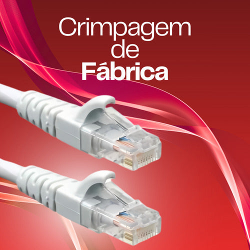 Rolo Cabo Rede 40m Lan Crimpado Cat 6 Super Rápido Premium Resistente Enthernet Rj45 Lojas Casa Cabo Para Alta Velocidad