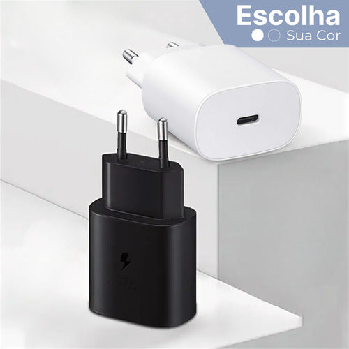 Fonte Carregador Rápido Para iPhone Usb-c Turbo Pro Bivolt