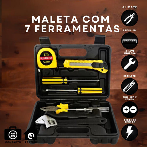 Kit De Ferramentas Maleta Com Jogo De Chaves Profissional