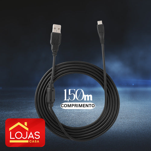 Cabo Carregador Para Controle Xbox One Usb V8 Resistente