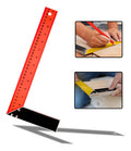 Esquadro Metálico 35cm 12pol Para Marcenaria E Serralheria