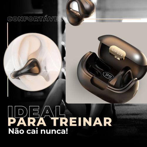 Fone De Ouvido Earcuff S/ Fio Esportivo Anti Queda Bluetooth