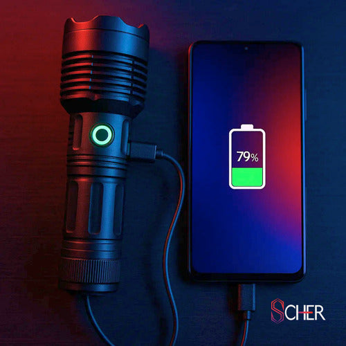 Lanterna Tática Sabre De Luz Led Militar Mais Forte Do Mundo