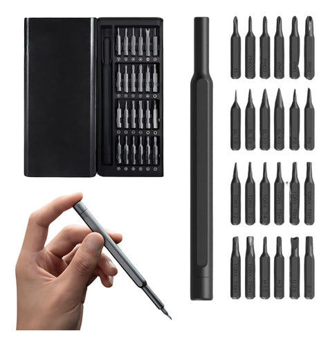 Kit Chaves De Precisão 25 Em 1 Reparos Manutenção Eletronica