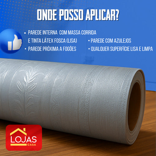 Papel De Parede Adesivo Moderno - Cores Variadas Lavável