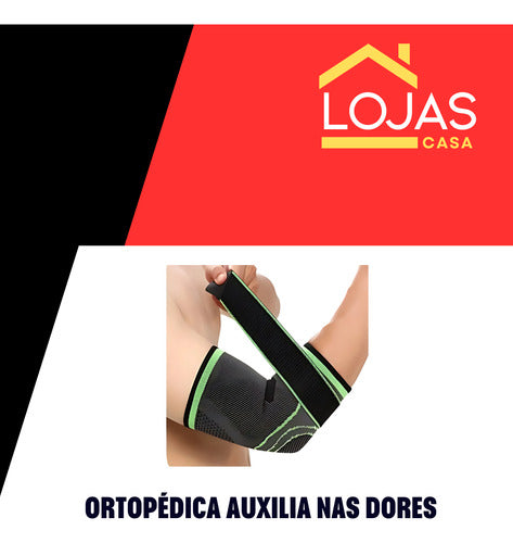 Cotoveleira Epicondilite Protetor Cotovelo Ajustável Tensor