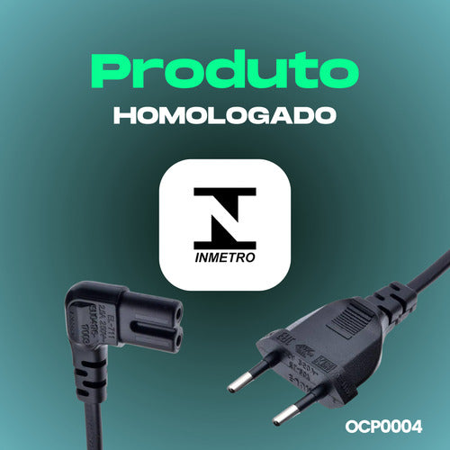 Cabo Forca Bipolar L Para Tv Ps2 Ps3 Ps4 Radio Impressora 90