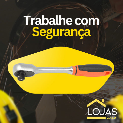 Chave Catraca Reversível Encaixe 3/8