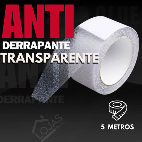 Rolo Fita Antiderrapante Adesiva Piso Escada Rampa Condomíni