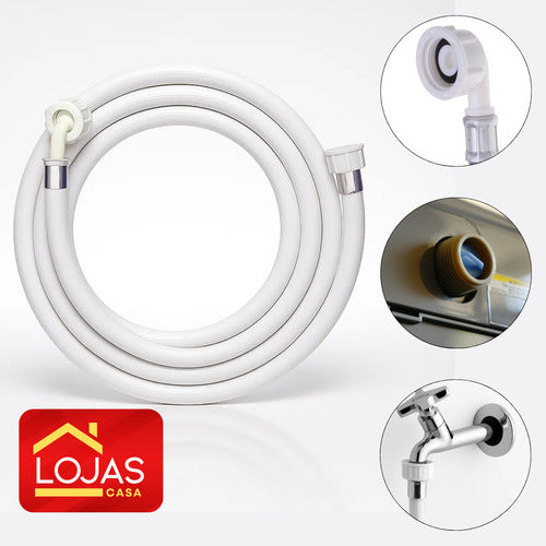 Mangueira Maquina De Lavar Roupa E Louças 2m Universal Forte
