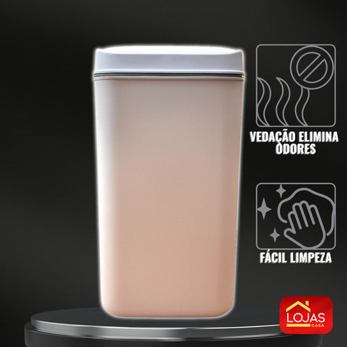 Lixeira Inteligente C/ Sensor Abre E Fecha Sozinha