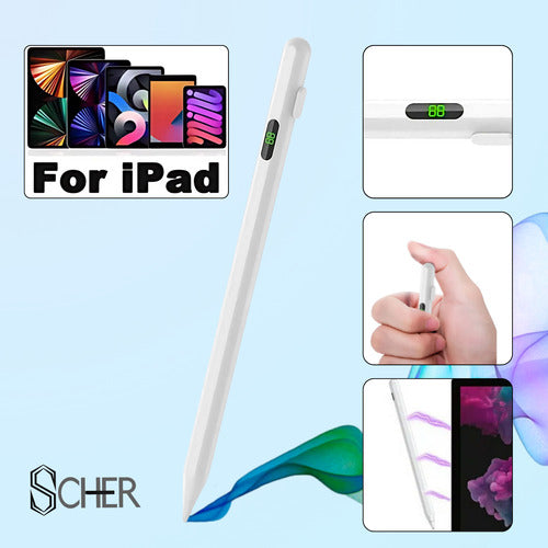 Caneta Para iPad 6, 7, 8, 9, 10 E 11 Geração Palm Rejection