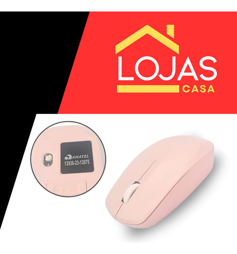 Mouse Sem Fio Sensor Óptico Profissional Confortável Cmos Un