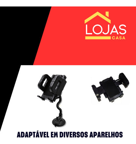 Suporte De Celular Carro Articulado Universal iPhone Android