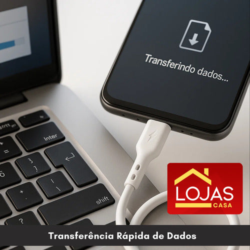 Cabo Turbo Tipo C Para Motorola G9 Ao G84 Edge 4.8a Rápido