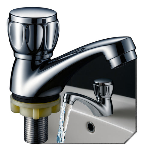 Torneira Bancada Mesa Balcão Lavabo Inox Cromado Resistente