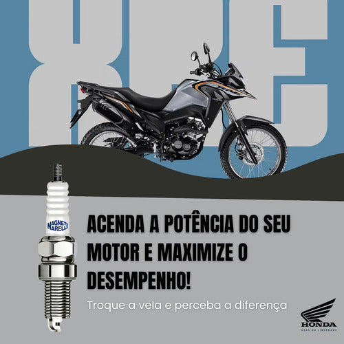 Vela Ignição Alta Centelha Para Honda Xre 190 2016 Em Diante