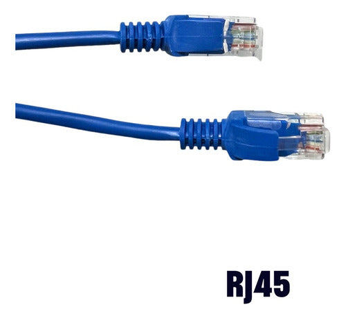 Cabo De Rede 5 Metros Lan Internet Crimpado Rj45 Cat5e