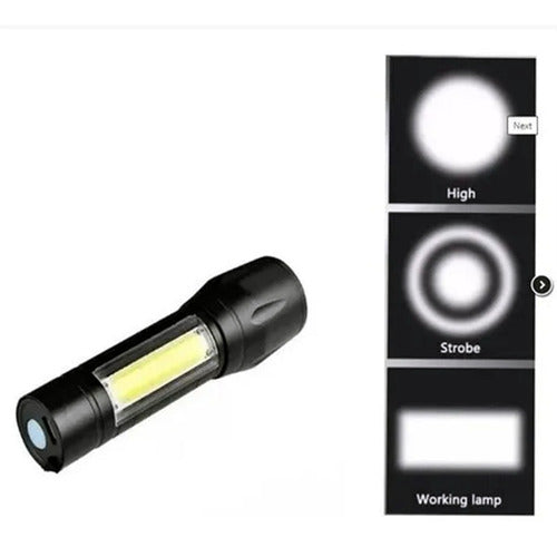Lanterna Tatica Led Militar Longo Alcance Usb Recaregavel
