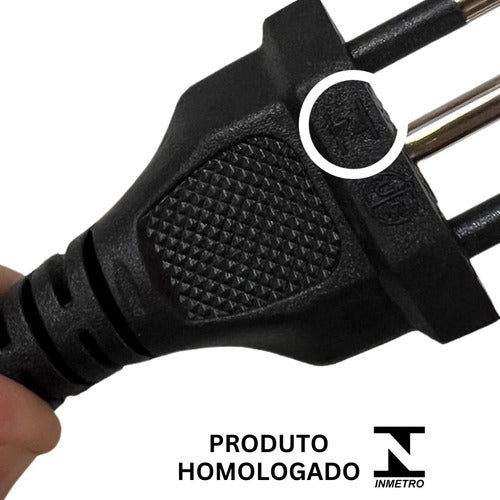 Cabo De Força Energia Tripolar Tv Fonte De Notebook Diversas