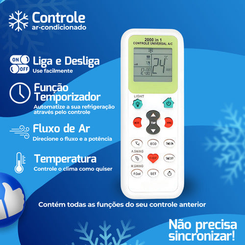 Controle Universal Para Ar Condicionado   Consul Ecoinverte