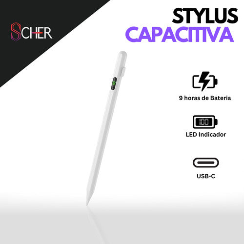 Caneta Para Tablet Pc Celular Android Ios Windows Com Led