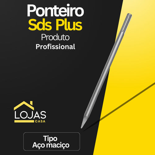 Ponteiro Aço Profissional Martelete Sds Max 400 X  18mm
